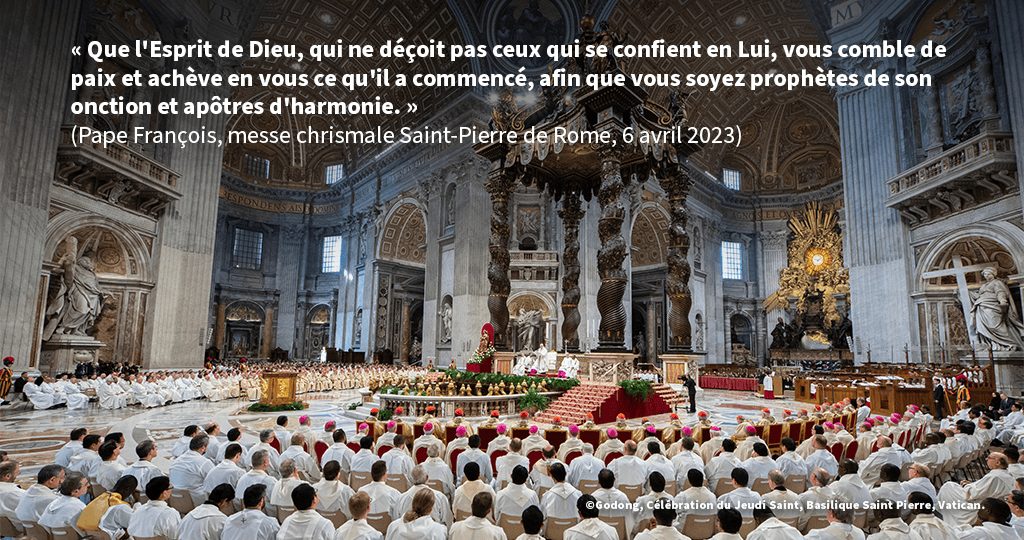 Prière de la Fondation Nationale du Clergé FNC pour les prêtres et diacres à l'occasion du jeudi saint